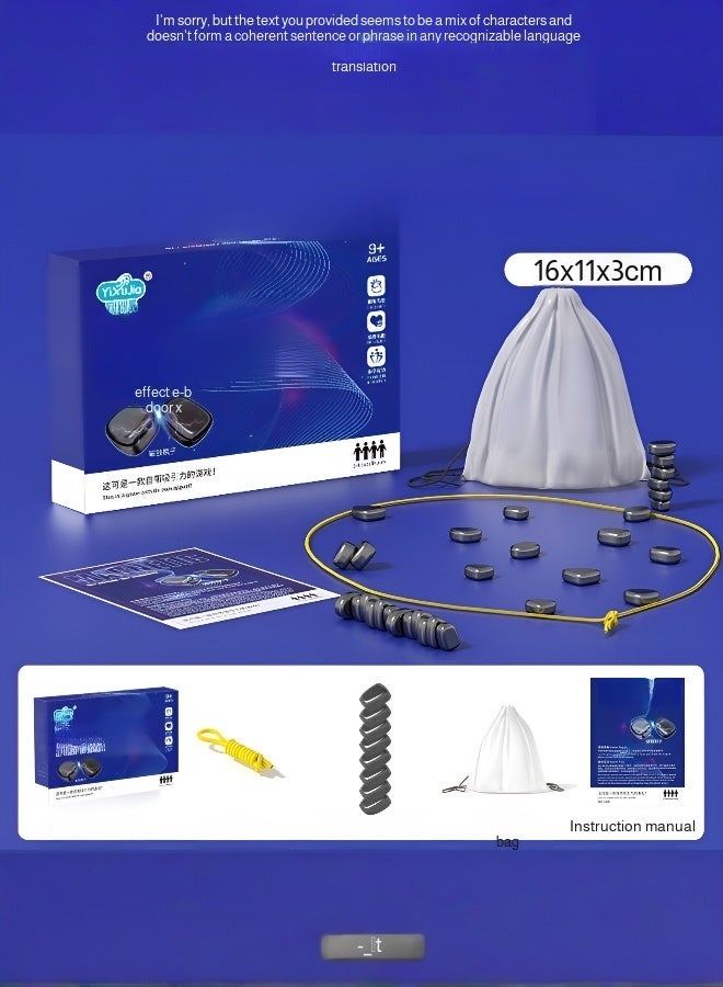 شطرنج التأثير المغناطيسي، شطرنج أرستقراطي فردي، لعبة تعليمية للأطفال بين الوالدين والطفل، لعبة لوحية للكبار، شطرنج رويال تاتش داون - Image 1
