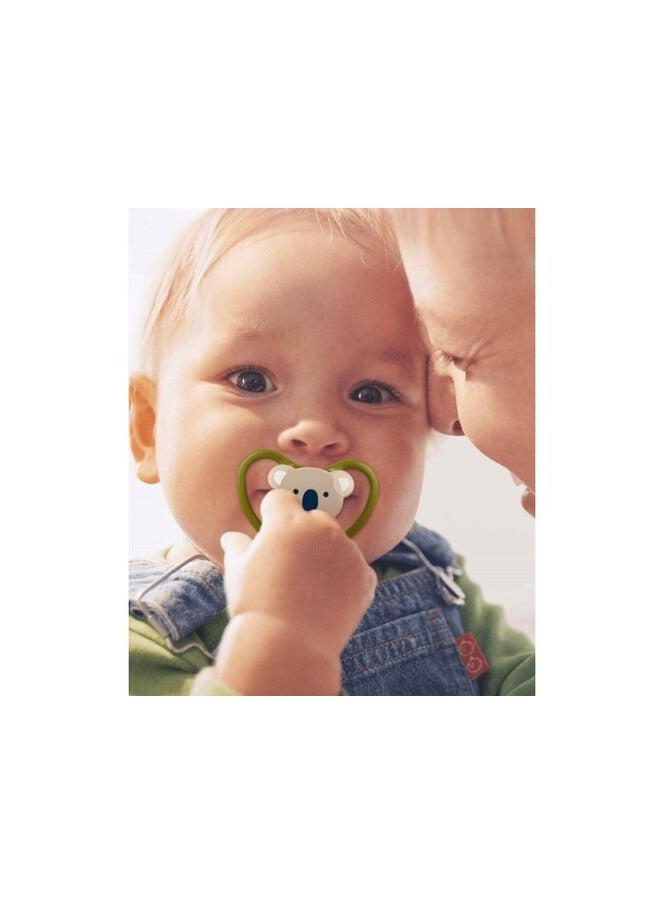 نوك لهاية نوك سبيس سيليكون من عمر 18 إلى 36 شهرًا، وحدتان - Image 2