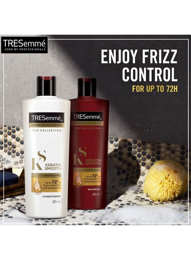 تريزيميه تريزيمي شامبو  كيراتين ناعم 400 مل + تريسيمي بلسم كيراتين ناعم - 400 مل - Image 3