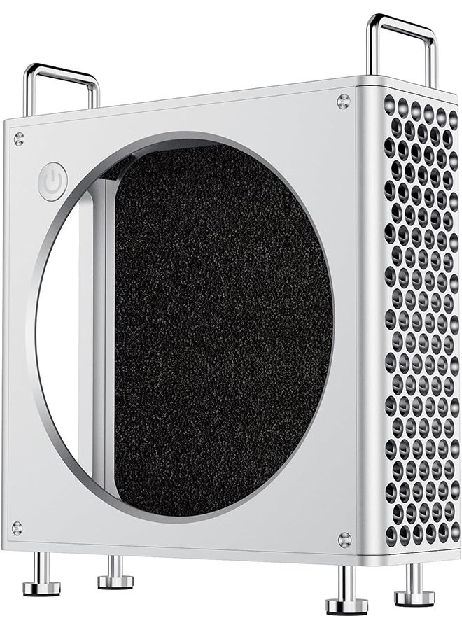 ULANZI QT01 Mac mini Case, Aluminum Case Compatible with 2024 Mac mini M4/M4 Pro, Heat Dissipation Aluminum Mac mini M4 Mount Rack, Mac mini M4 Holder Anti-Scratch Shockproof Portable Small Stand - Image 1