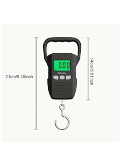 Generic 1pc Digital Scale, Hanging Scale, Fishing Scale, 132lb 60kg Luggage Scale Large Handle Back  - Image 2