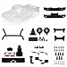 AMK TRX4M Clear Body Shell Kit for 118 RC Crawler TRX4M Bronco Defender Upgrade Parts with Decorative Accessories - Image 4