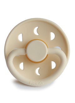 FRIGG Moon Phase Latex Pacifier, 6-18 Months, Size 2 - Cream  - Image 2