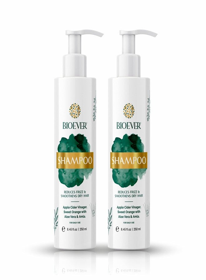 Bioever Anti Hair Fall Shampoo, Apple Cider Vinegar/Aloe vera/Amla |Frizz-Free & Manageable Hair | Paraben-Free | Hair fall Control, Best for men and women - Pack Of 2-250ML - Image 1