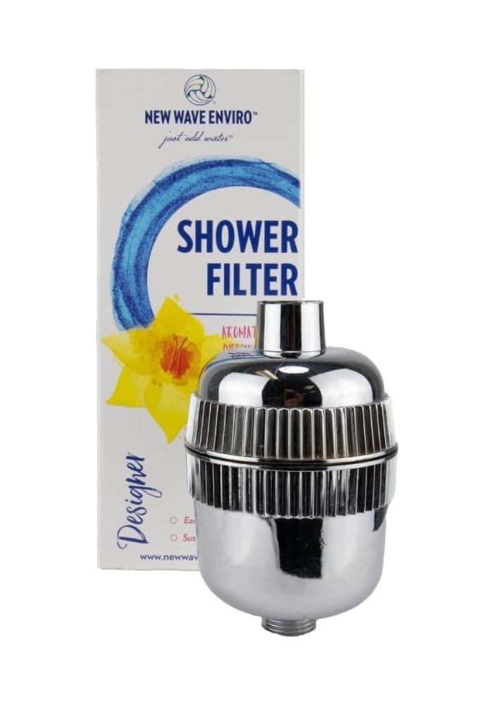 New Wave Enviro Designer Shower Filter System with Aroma Therapy Diffuser - Image 2