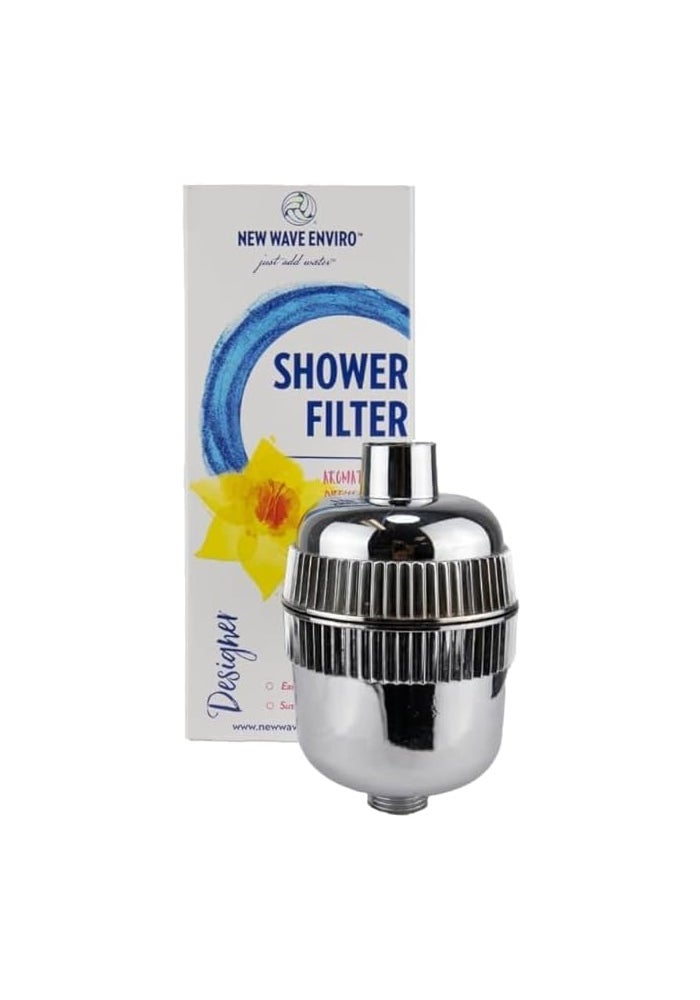 New Wave Enviro Designer Shower Filter System with Aroma Therapy Diffuser - Image 1