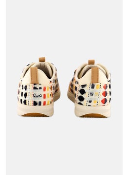 TOMS Women Cabrillo Lace Up Casual Shoes, Beige Combo  - Image 2