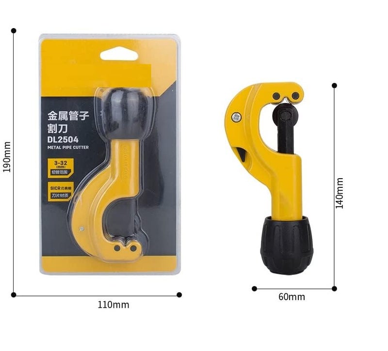 GSK Cut GSK Cut Tubing Cutter Heavy Duty Pipe Cutter Tool for Cutting 532 to 1 14 inch 4mm to 32mm Outer Diameter Pipes of Copper Aluminum PVC Thin Stainless Steel Tubes  - Image 3