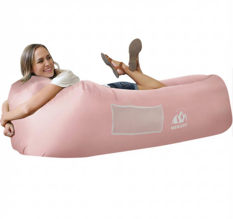 Wekapo Inflatable Couch Air Lounger Chair - Camping & Beach Accessories  Portable Blow Up Sofa For Hiking  Lawn  Indoor/Outdoor Movies & Music Festivals. Lightweight And Easy To Set Up Air Hammock - Image 1