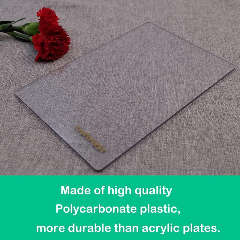 CraftFIRST 6 x 9" Clear Cutting Plate Die Cutting Machine Accessaries 1 Pair - Image 3