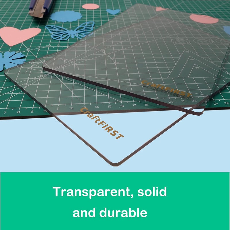 CraftFIRST 6 x 9" Clear Cutting Plate Die Cutting Machine Accessaries 1 Pair - Image 5