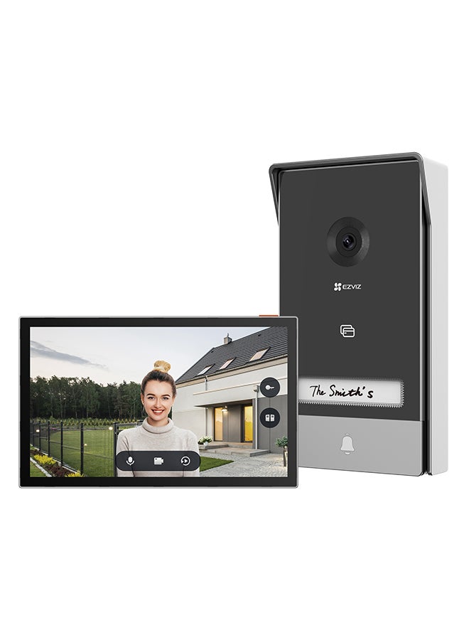 EZVIZ Smart Home Video Door phone 7Inch Color Touch Screen SilverBlack - Image 1