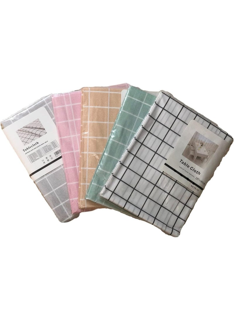 Classic checkered tablecloth - a touch of modern rustic elegance  (pink ) - Image 3