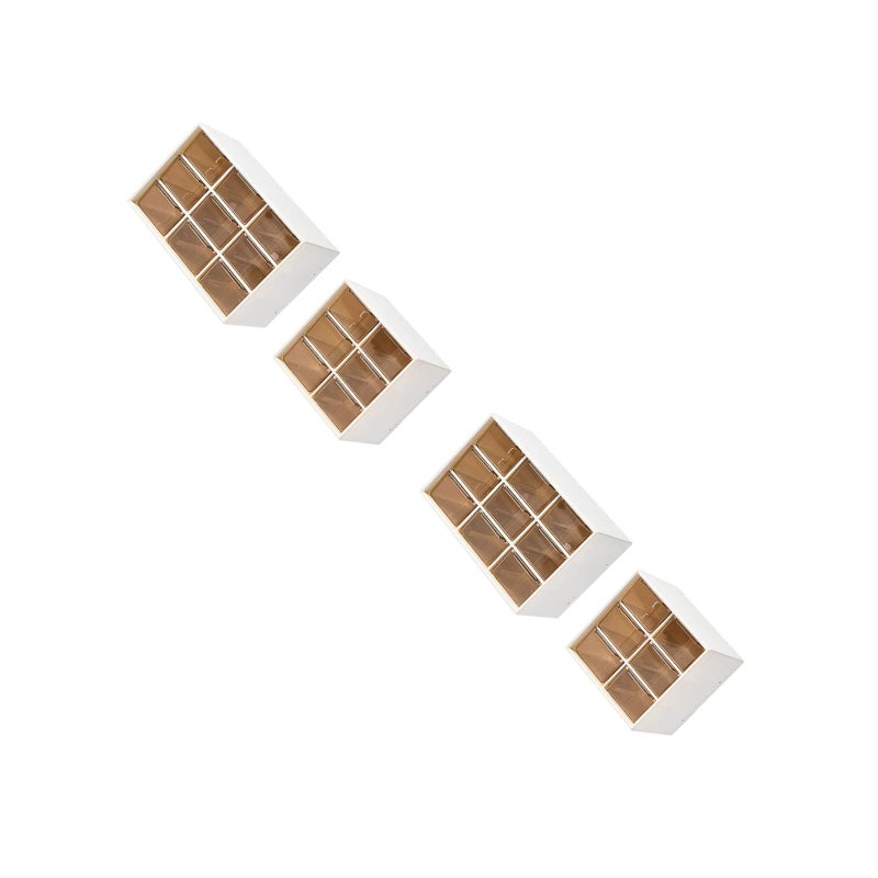 🏠 صندوق تخزين منزلي مكتبي لتنظيم الأغراض البيضاء - Image 1
