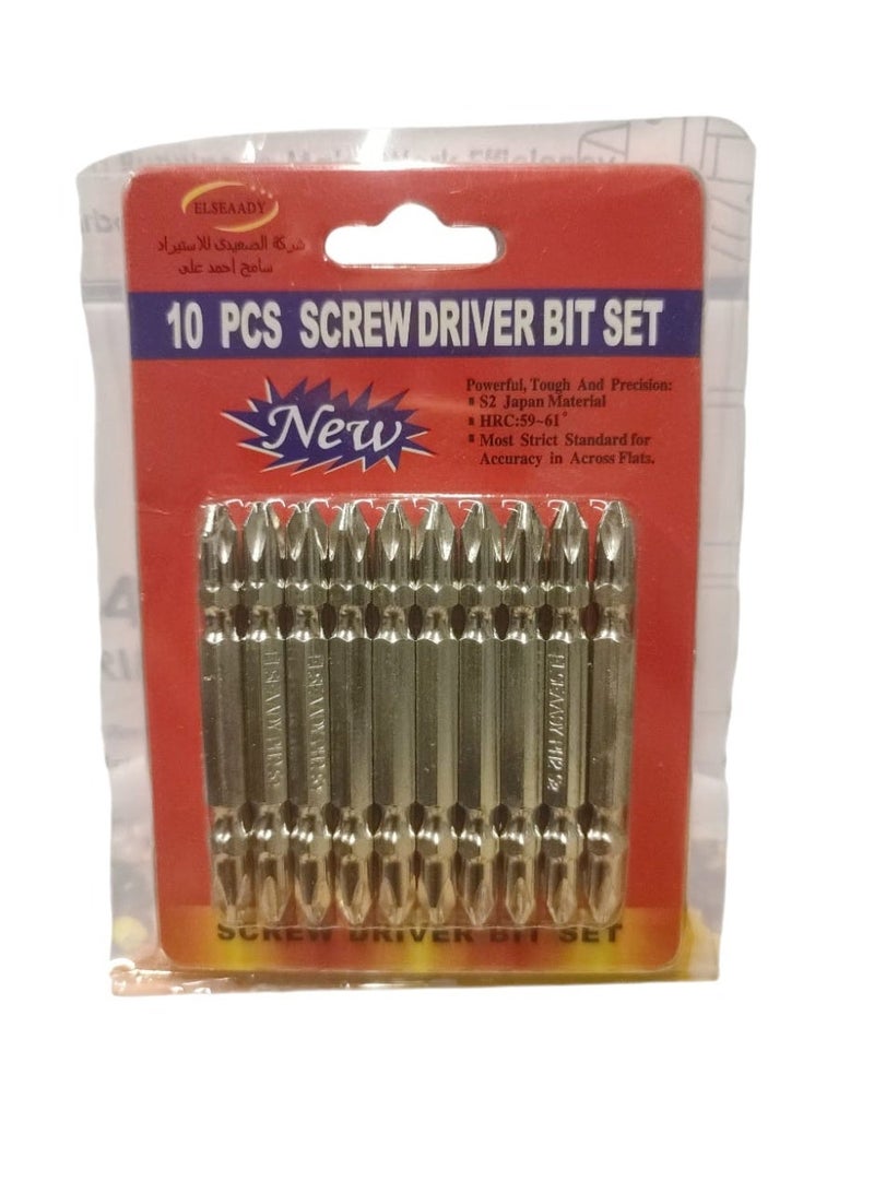 بت مفك براغي PH2 CRV C100 10 سم ثنائي الاتجاه - Image 2