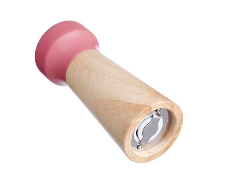 Wood Spice Grinder 5 Inch - Pink and Beige - Image 3