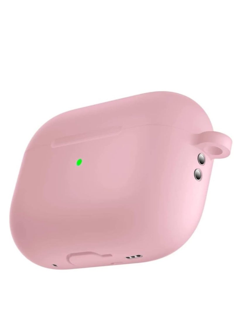 Case cover for Airpods pro 2 Full Protective Silicone Skin Accessories for Women Men (Rose) - Image 2