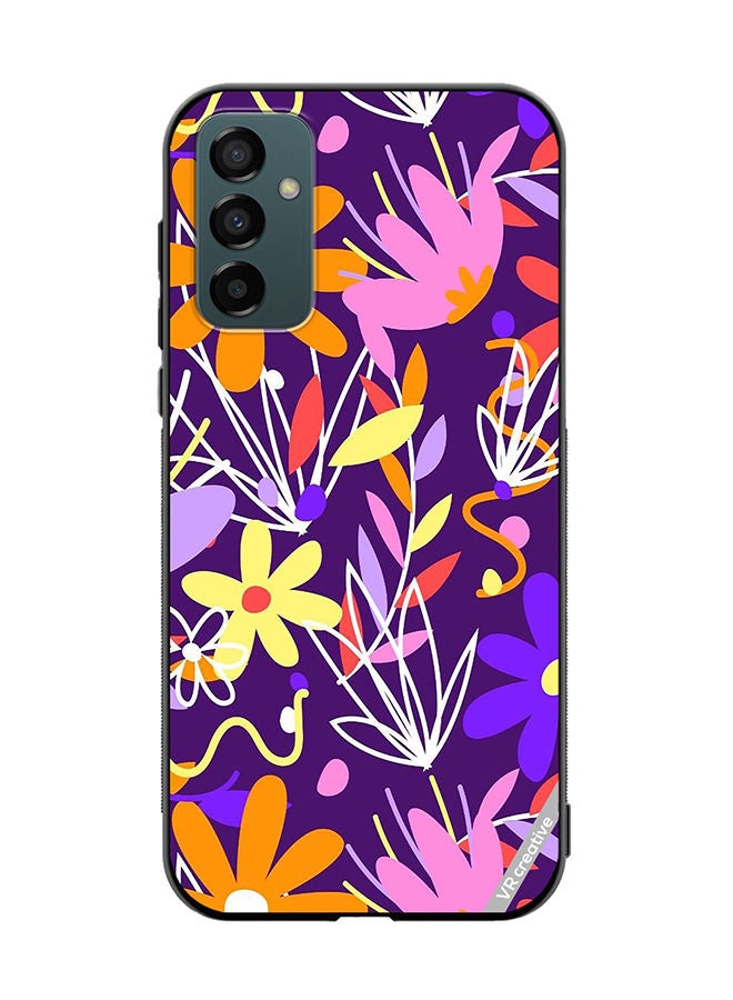 VR CREATIVE Protective Case Cover For Samsung Galaxy F13/M13 Organic Patterns Collection Design Multicolour - Image 1