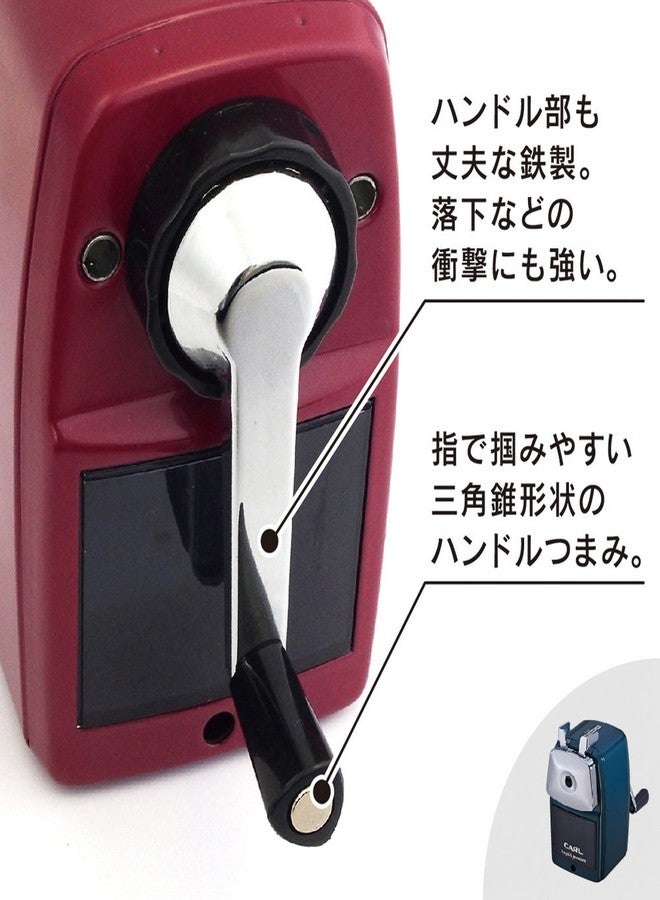 كارل مبراة أقلام كارل CC-2000 حمراء - Image 3