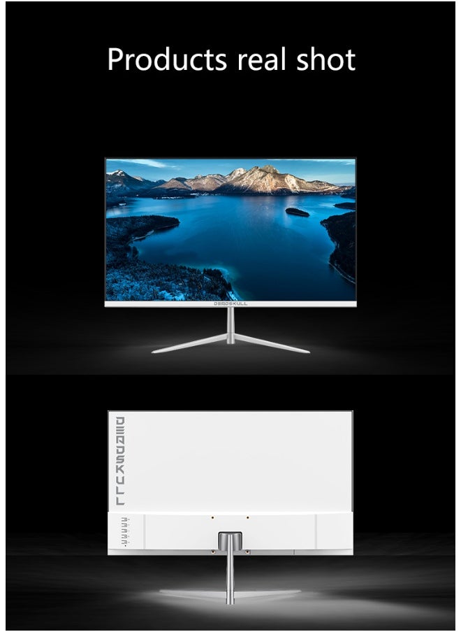 24" Inch GMX24W Gaming Monitor LED Panel Type, 180Hz Refresh Rate, 1ms Response Time,  Adaptive Sync and G-Sync Compatible, Adjustable Stand | White