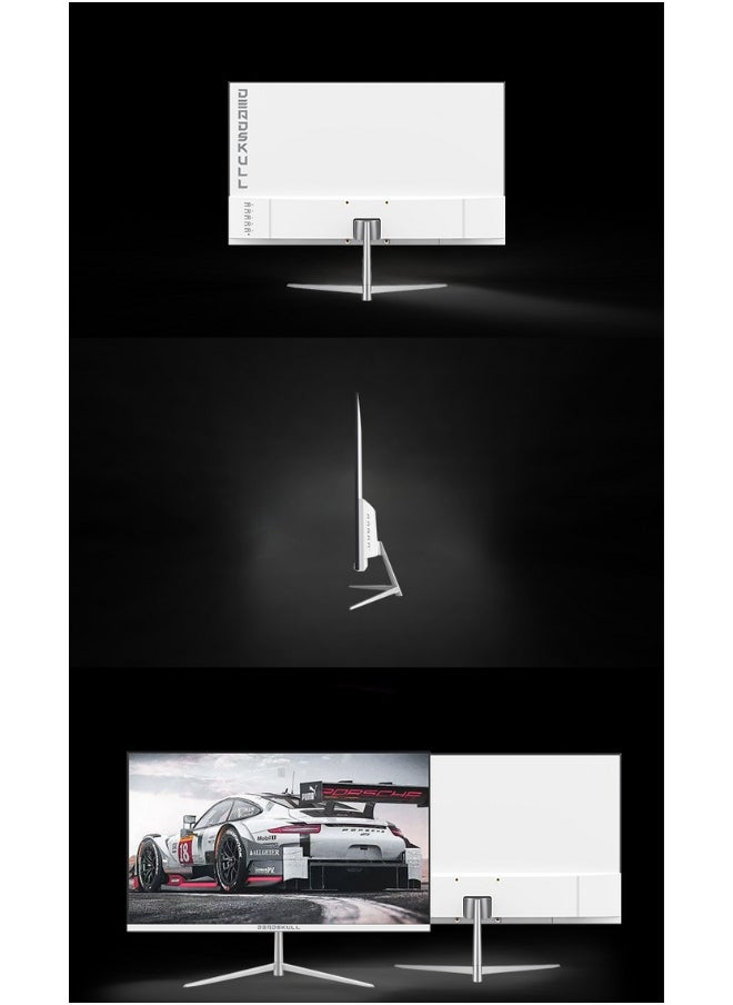 24" Inch GMX24W Gaming Monitor LED Panel Type, 180Hz Refresh Rate, 1ms Response Time,  Adaptive Sync and G-Sync Compatible, Adjustable Stand | White