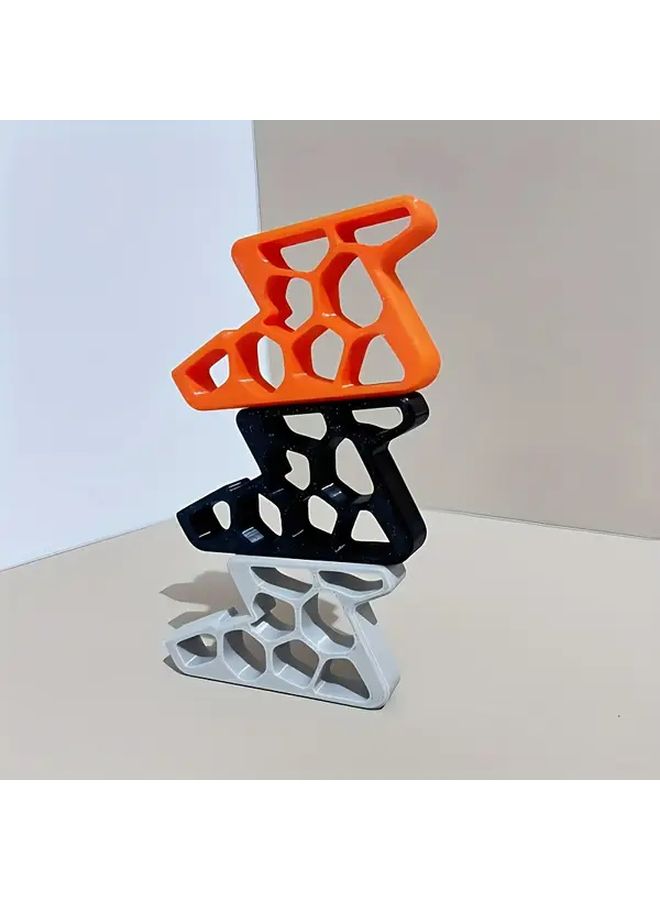 Gray 2Pcs Heavy Duty Window Stopper with Honeycomb Locking Mechanism for Sliding and Fixed Panels - Image 5