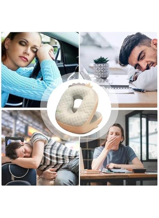 Generic - Office Nap Pillow | Desk Pillow Napping | Nap and Neck Support | Breathable Face Down Pillow, Supporting Sleep Pillow, Library Nap Pillow, Work Desk Nap, Home Nap Pillow, School Desk Nap Pillow - Image 1