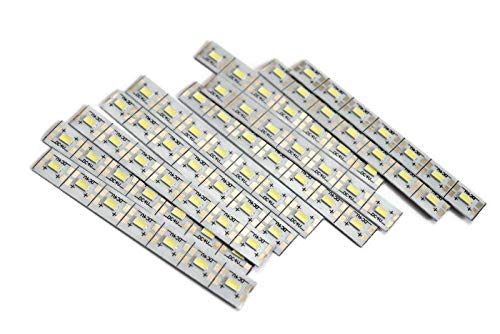Electronicspices Electronic Spices 4V 7 LED strip aluminium Light Bulbs, Multicolour - Pack of 10 - Image 2