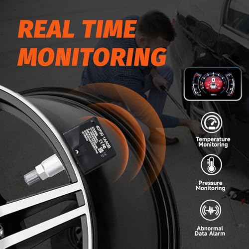 ATURMC Set of 4 TPMS Sensor Tire Pressure Monitoring Sensor 433MHz Compatible with BMW X3 X4 X5 Replaces# 36106887147 - Image 5