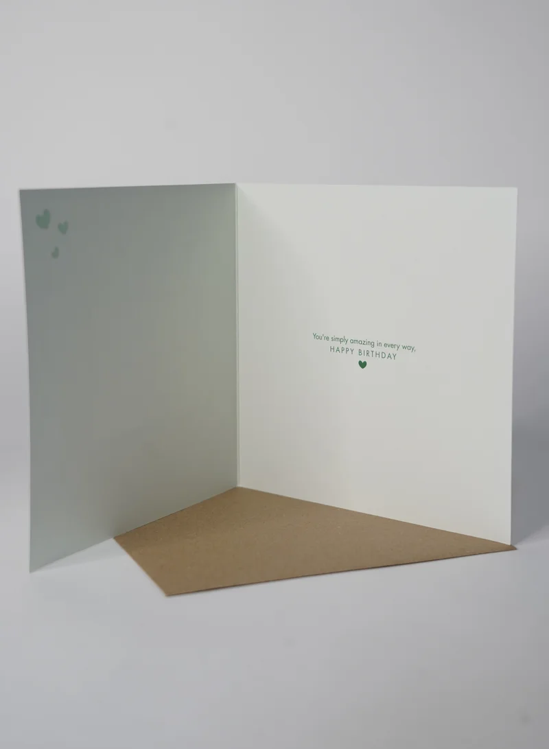 Share the Love Happy Birthday Make a Wish Foil Greeting Card