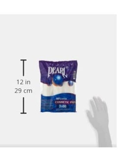 Sea Pearl Sea Pearl Cotton Make Up Cosmetics Pads, Ultra Soft Double-Sided Pure Cotton, Gentle, Perfect For Makeup Remover for all skin types, Facial Cleaning (Pack Of 3 X 80)  - Image 4