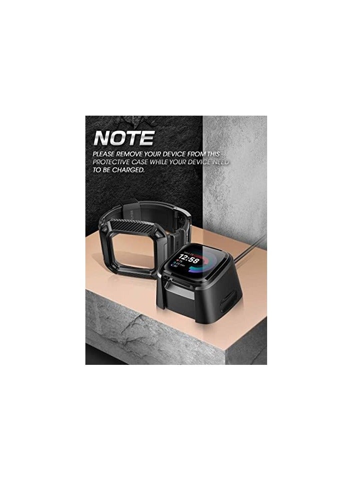 SUPCASE Unicorn Beetle Pro Watch Bands for Fitbit Versa 4 / Fitbit Versa 3 / Fitbit Sense, Protective Replacement Wristband Case Band - Image 4