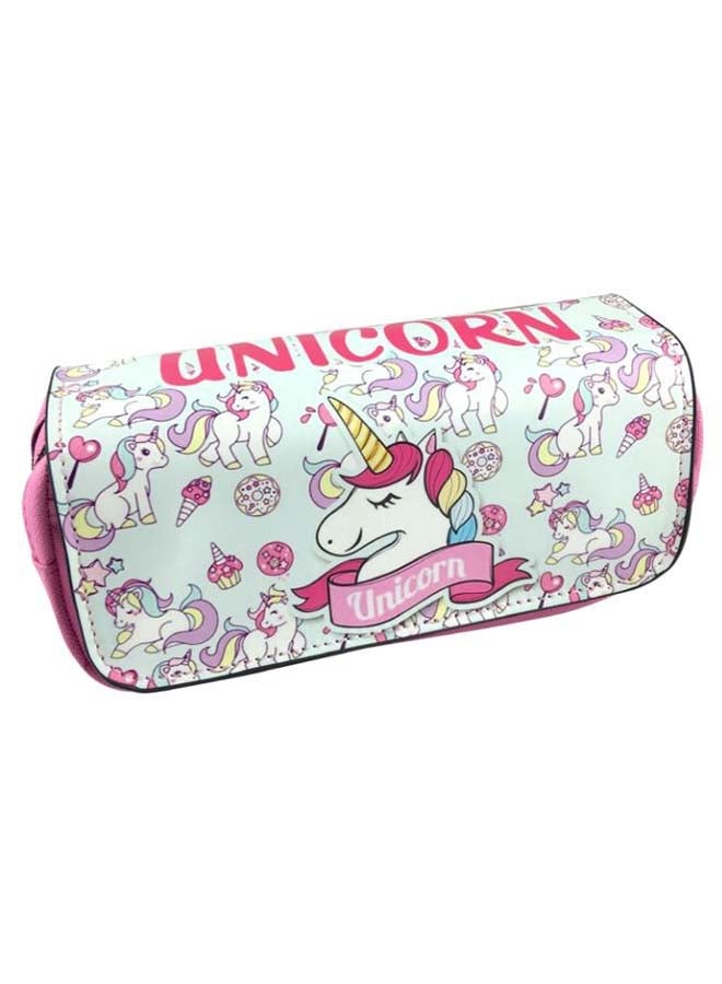 إسكدنيا 3D Unicorn Printed Pencil Case Multicolour - Image 1