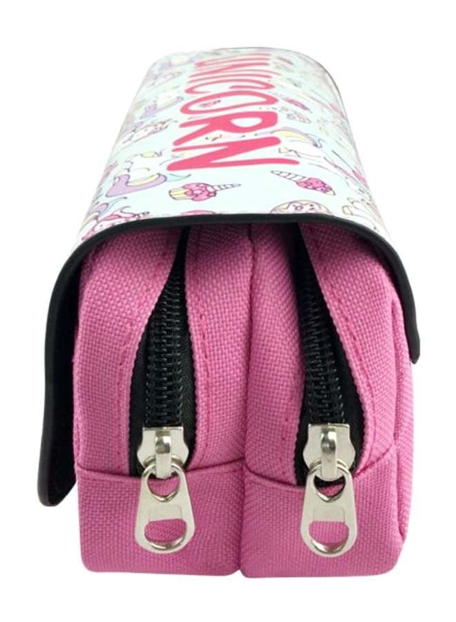إسكدنيا 3D Unicorn Printed Pencil Case Multicolour - Image 2