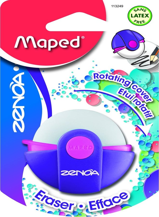 Maped Helix USA Rubber Zenoa Eraser with Rotating Cover (Assorted) - Image 1