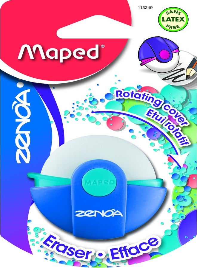 Maped Helix USA Rubber Zenoa Eraser with Rotating Cover (Assorted) - Image 2