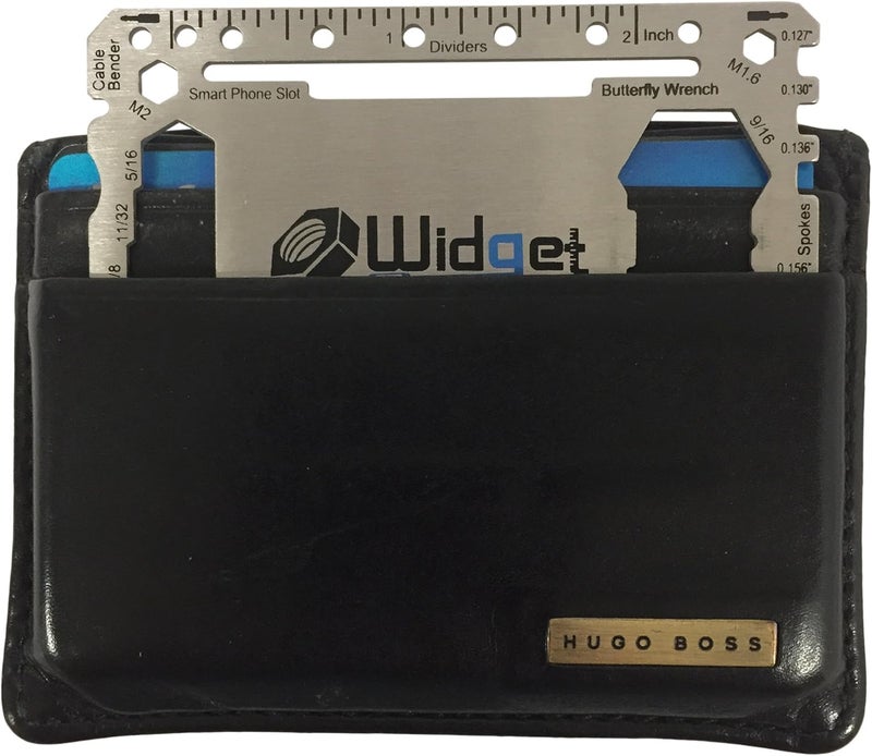 W4W , Multi purpose survival Pocket tool - 43 in 1 - credit card wallet size Ninja Multitool (Silver) - Image 4