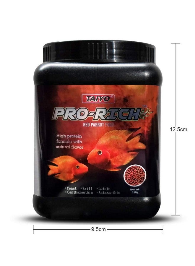 تايو طعام الأسماك الصغيرة برو ريتش ريد باروت بيليه، 350 جرام - Image 2