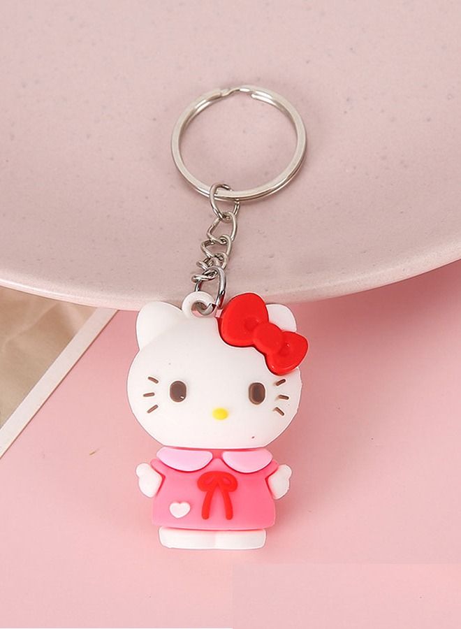 Generic Distinguished cartoon keychain cute accessory Hello Kitty keychain fit car purse and bag cute creative gift  - Image 1