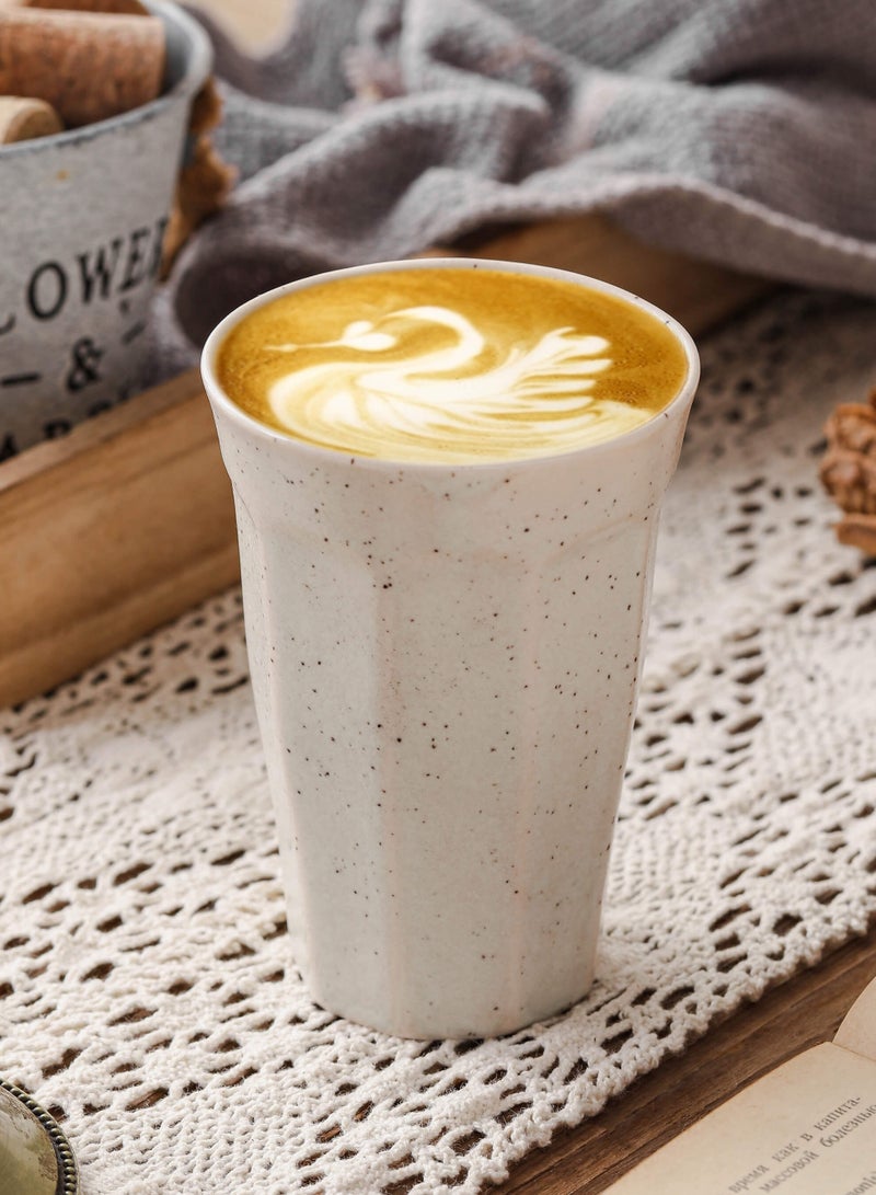 Shuer Ceramic Coffee Mug, Water Mug, Tea Mug for Drinks, Cappuccino, Latte, Espresso - Image 1