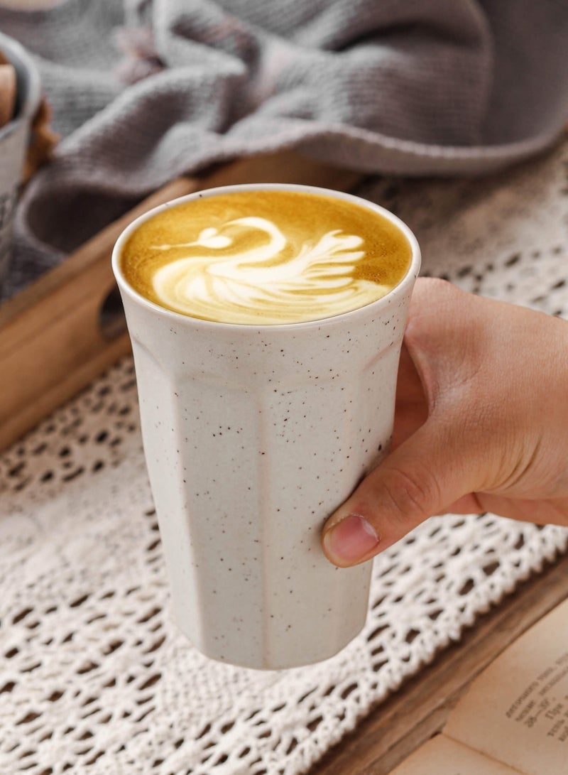 Shuer Ceramic Coffee Mug, Water Mug, Tea Mug for Drinks, Cappuccino, Latte, Espresso - Image 2