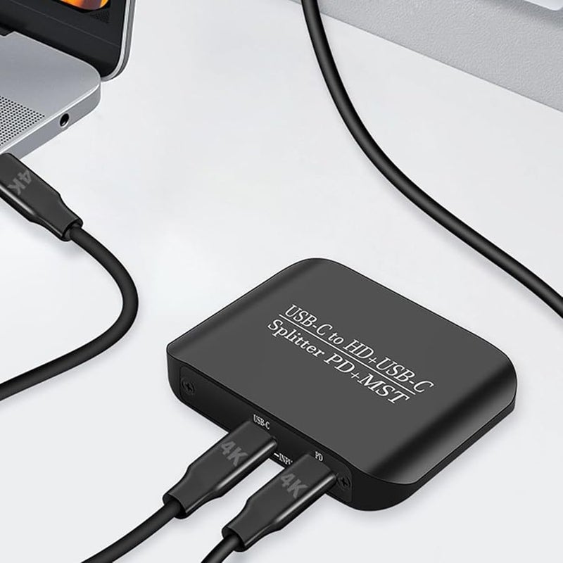 USB C to HDMI Adapter 4K 60Hz Multiport Hub with USB Port for Laptop Monitor Phone - Image 4