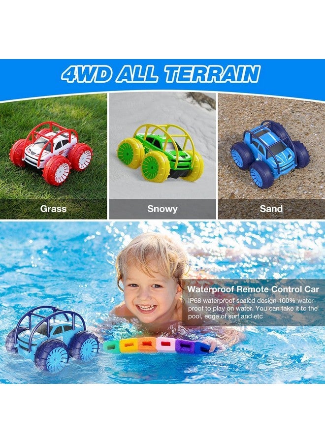 MaxTronic Amphibious Remote Control Car,Rechargeable RC Cars Toy 360° Flips Rotation Stunt Crawler 15KM/H 4WD All Terrain Outdoor Indoor Toy for Kids Boys Girls 3-12 - Image 4