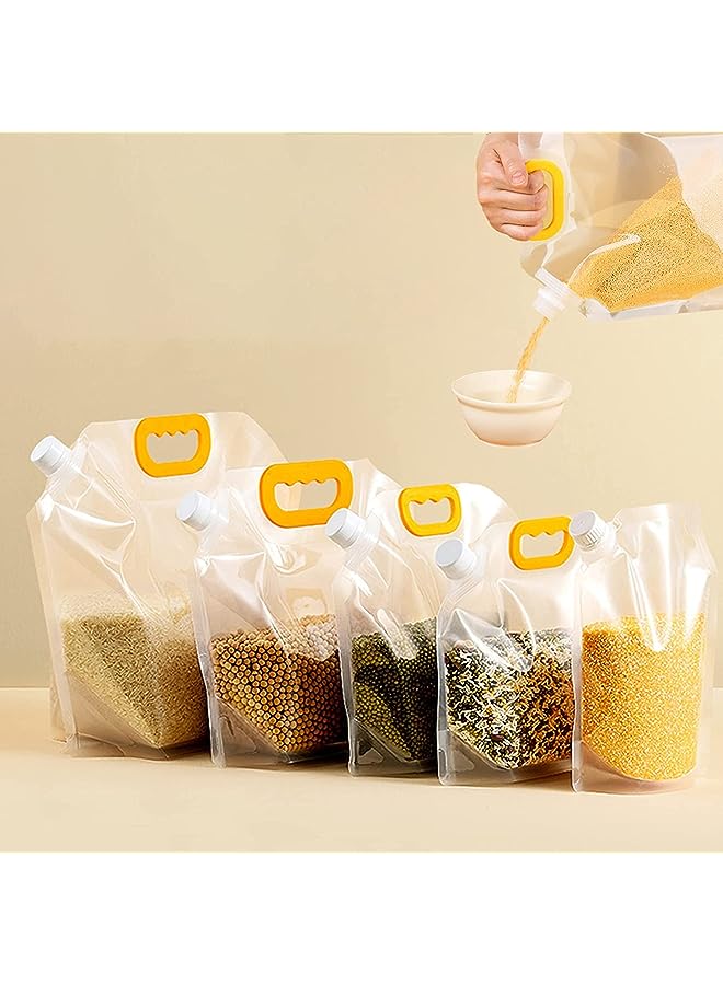 PROMASS Cereal Containers Storage- Moisture-Proof Sealed Bag,Airtight Food Storage Containers，Transparent Resealable Large-Capacity Grain Storage Bags for Pantry Kitchen Organization/Storage - Image 1