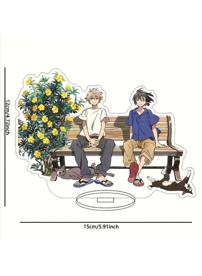 2D Acrylic Anime Desktop Holder Double Stand For Friends Bff Gifts 1pc - Image 5