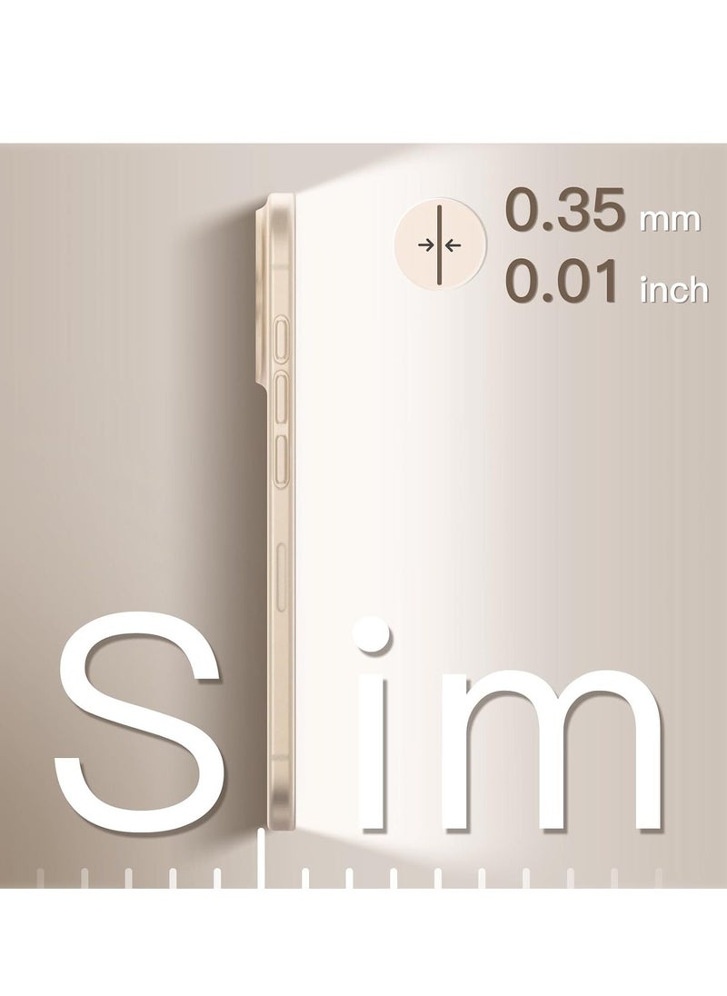 Ultra-Slim 0.35mm Case for iPhone 16 Pro Max (6.9 Inch) – Lightweight Matte Finish, Full Camera Lens Protection, Minimalist Hard Cover (Desert Titanium) - Image 2