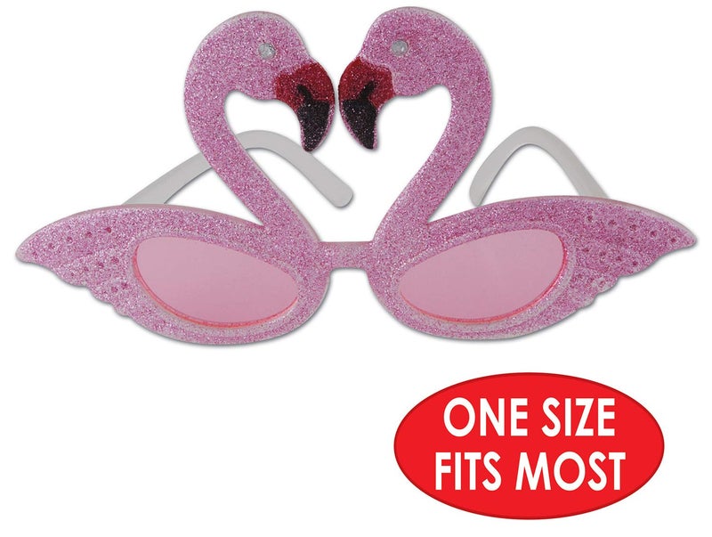 Beistle Glittered Flamingo Fanci-Frames - Image 2