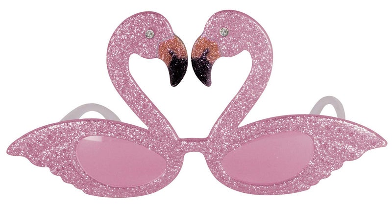 Beistle Glittered Flamingo Fanci-Frames - Image 1