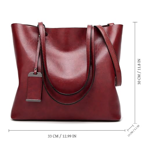 ALARION Women Top Handle Satchel Handbags Shoulder Bag Messenger Tote Bag Purse - Image 4