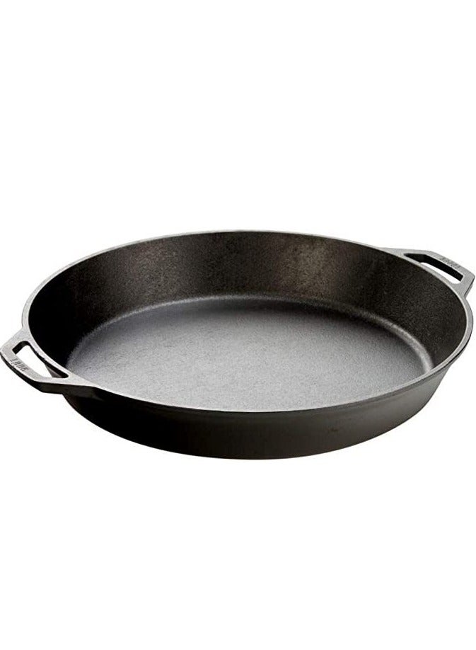 Lodge Seasoned Cast Iron Dual Handle Pan 17inch - Image 1